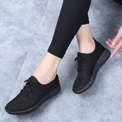 Women's Vulcanize Shoes 2024 Sneakers Solid Black Red Shoes Gym