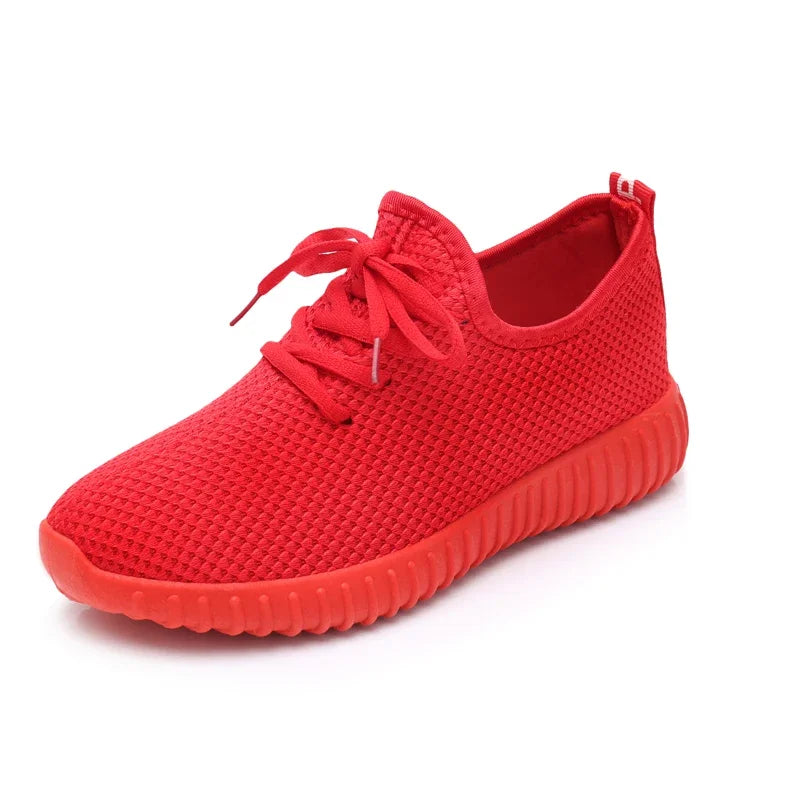 Women's Vulcanize Shoes 2024 Sneakers Solid Black Red Shoes Gym