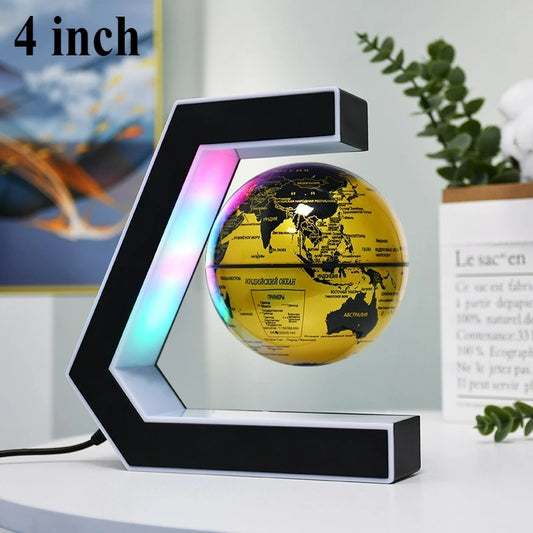 Magnetic Floating Levitation Globe 3/4inch World Map Electronic Antigravity Novelty Ball Light Home Decor Lamps Birthday Gifts