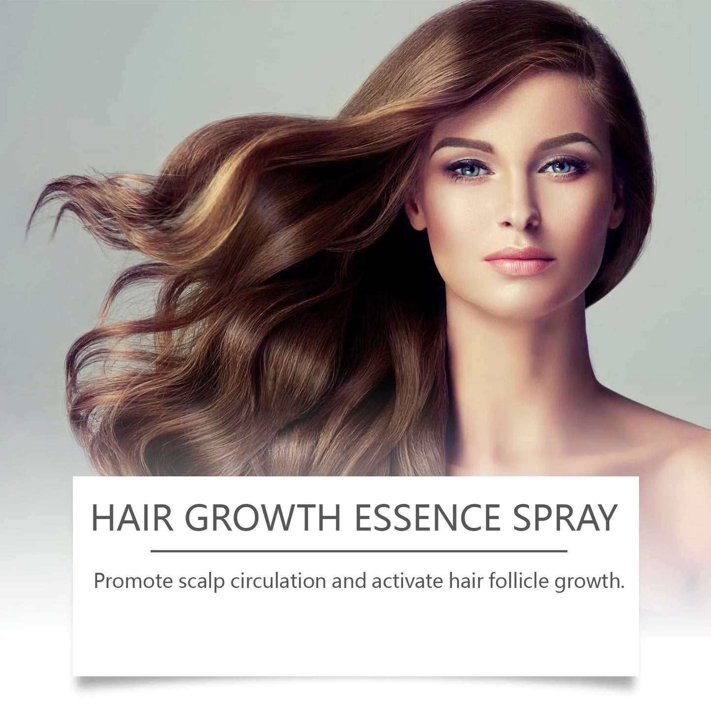 Biotin Hair Growth Spray Lightweight Moisturize Repair Follicle Damage Breakage Enhance Shine Smooth Soften Herbal Hair Oil Mist