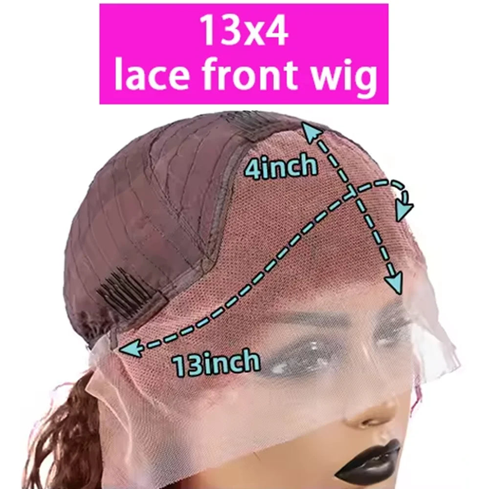 12 Inch Chocolate Brown Straight Short Bob Wigs Human Hair 13x4 HD Lace Frontal Human Hair Wigs Bob wig HD Lace Wigs For Women