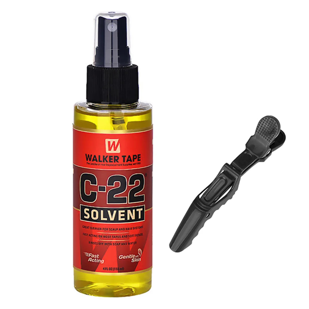 C-22  Adhesive Solvent Remover Spray for Lace Wigs Walker Tape Double Sided Adhesive Tape Extension Remover Spray 4OZ