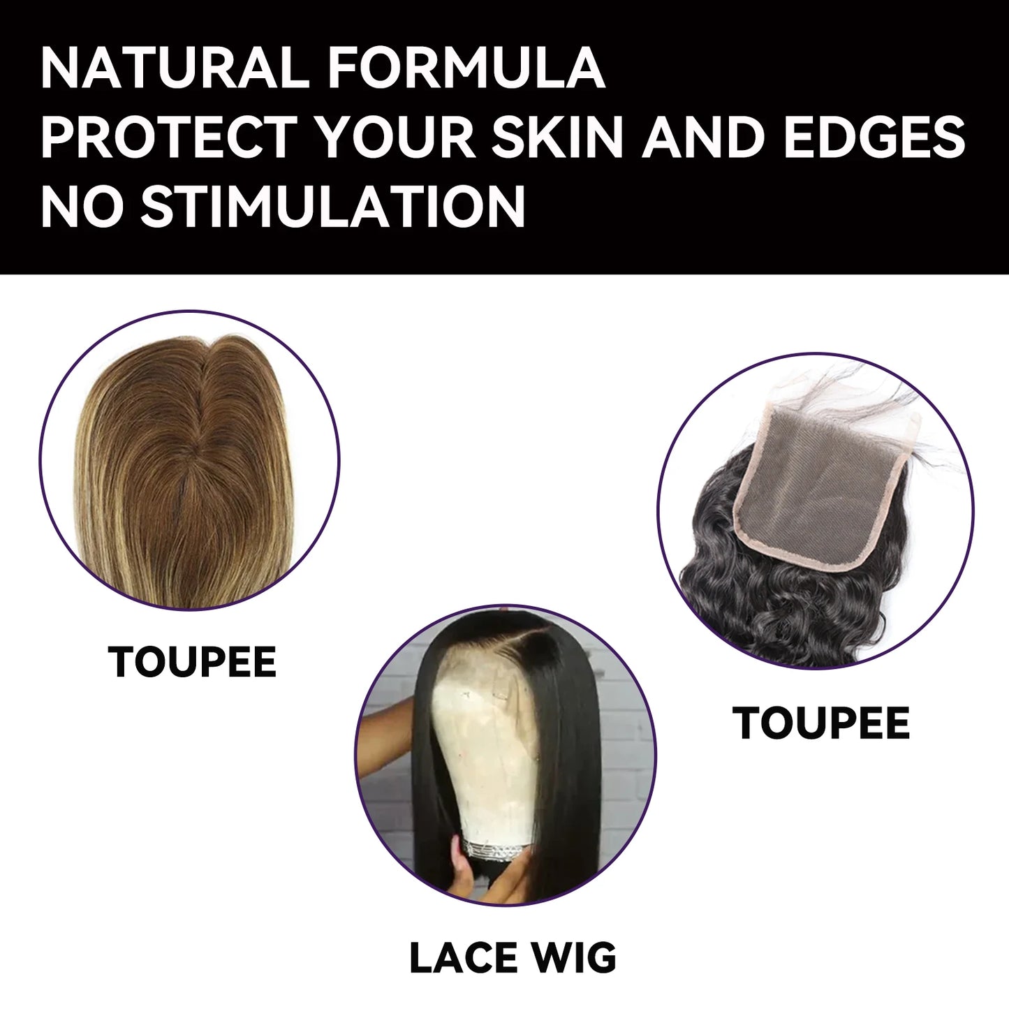 Melting Spray Wig Glue For Lace Wigs Lace Tint Mousse Wig Glue Waterproof Glue Remover Wig Installation Hair Hairdress Salon