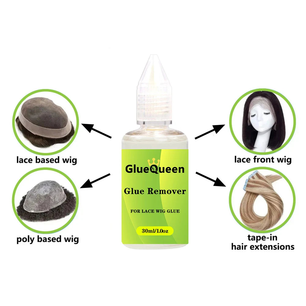 Front Lace Wig Glue Waterproof Hair Wax Stick Adhesives Remover Tint Spray For Lace Front Wigs