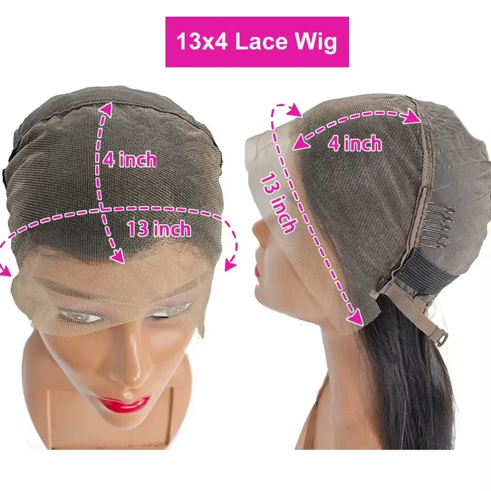 230% Deep Wave Short Bob Wig 13x4 Lace Front Wig 4X4 Lace Closure Wig With Baby Hair Water Wave 5x5 Glueless Wig For Women