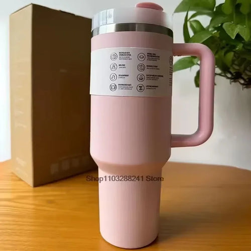 2025New Arrivals Thermal Coffee Cup with Straw Stainless Steel Vacuum