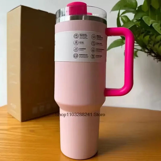 2025New Arrivals Thermal Coffee Cup with Straw Stainless Steel Vacuum