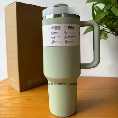 2025New Arrivals Thermal Coffee Cup with Straw Stainless Steel Vacuum