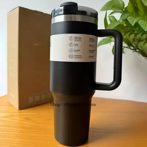 2025New Arrivals Thermal Coffee Cup with Straw Stainless Steel Vacuum