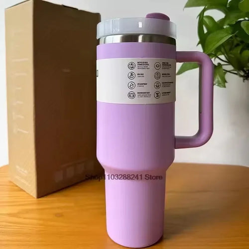 2025New Arrivals Thermal Coffee Cup with Straw Stainless Steel Vacuum