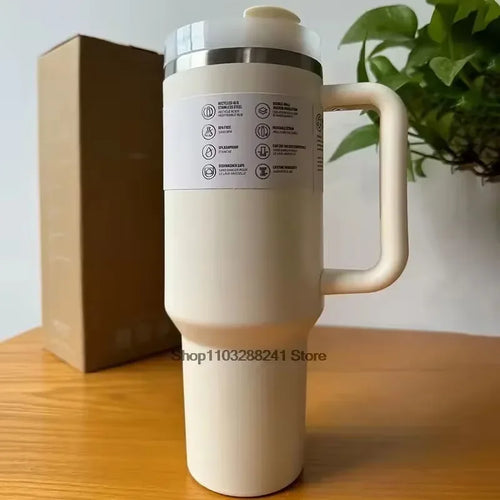 2025New Arrivals Thermal Coffee Cup with Straw Stainless Steel Vacuum