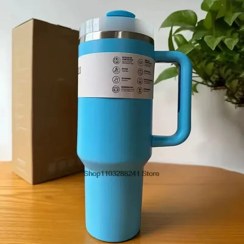 2025New Arrivals Thermal Coffee Cup with Straw Stainless Steel Vacuum