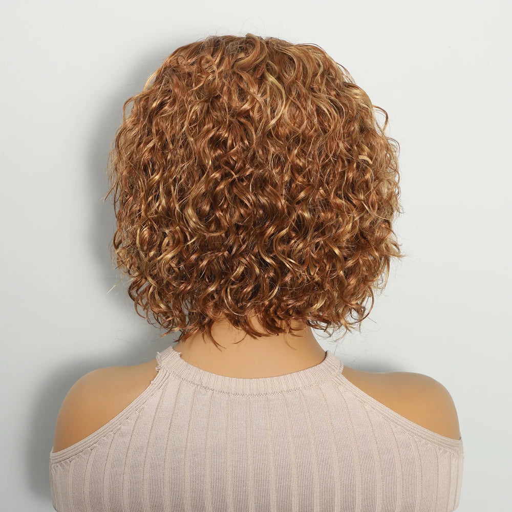 No Glue Water Wave 13x5*1 Loose Wave Glueless Wig Human Hair Ready Pre-Cut Lace Lace Frontal Wigs For Women Pre Plucked 10inch