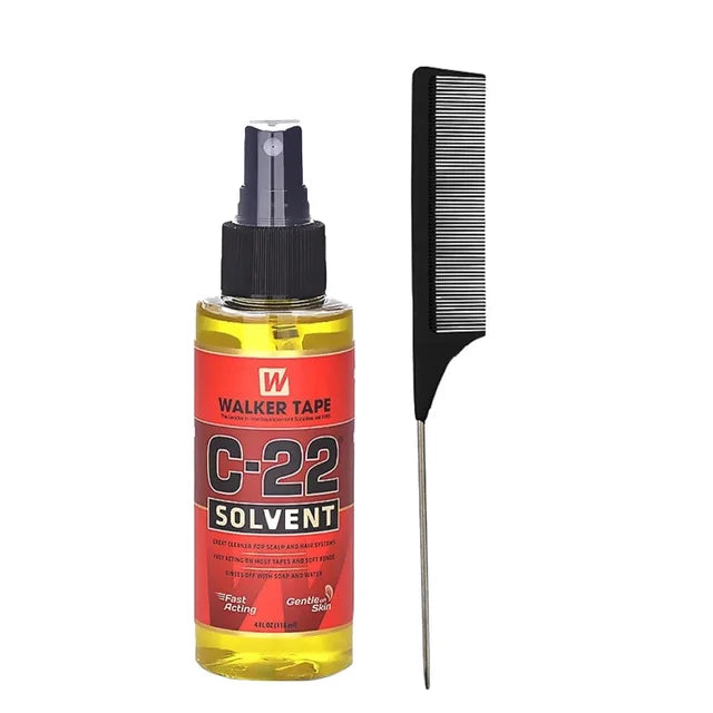 C-22  Adhesive Solvent Remover Spray for Lace Wigs Walker Tape Double Sided Adhesive Tape Extension Remover Spray 4OZ