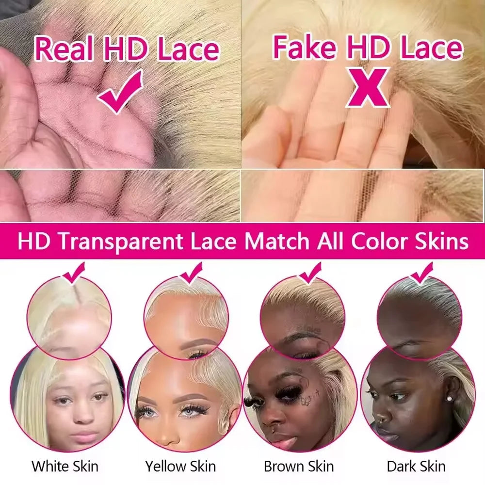 8 Inch 613 Bob Honey Blonde Lace Front Human Hair Wigs For Women Human Hair Remy Brazilian Cheap 13x6 Straight Short Bob Wig