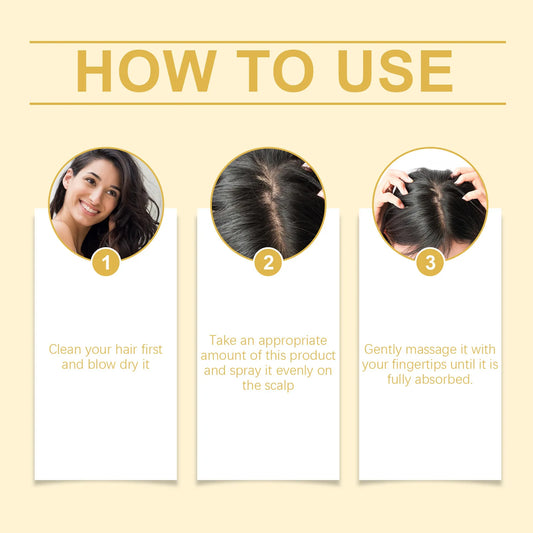 Biotin Hair Growth Spray Lightweight Moisturize Repair Follicle Damage Breakage Enhance Shine Smooth Soften Herbal Hair Oil Mist