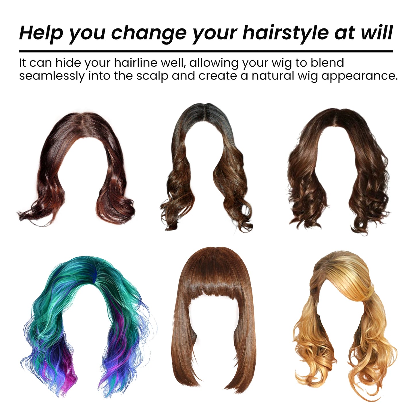 Melting Spray Wig Glue For Lace Wigs Lace Tint Mousse Wig Glue Waterproof Glue Remover Wig Installation Hair Hairdress Salon