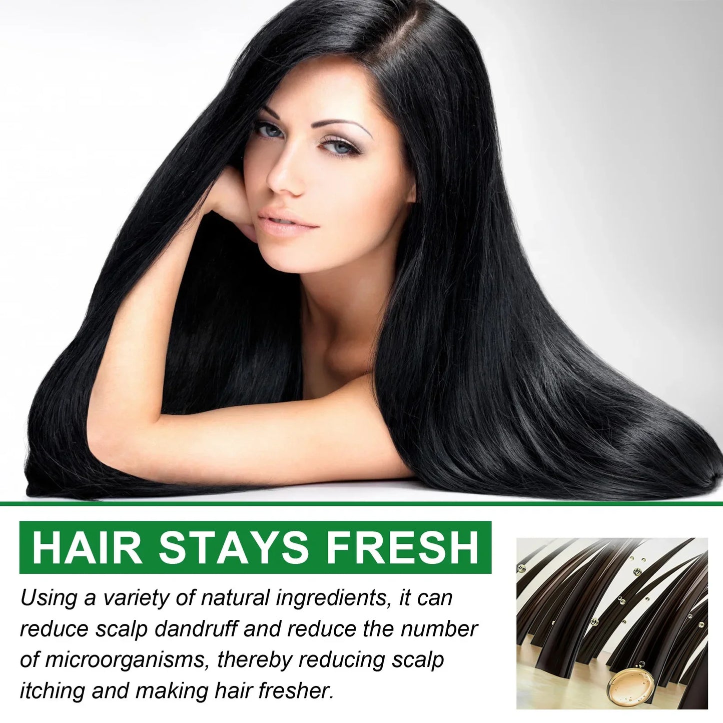 Black Hair Soap Hair Darkening Bar Repair Coverage Gray White Color Dye Hair Nourishing Smoothing Polygonum Multiflorum Shampoo